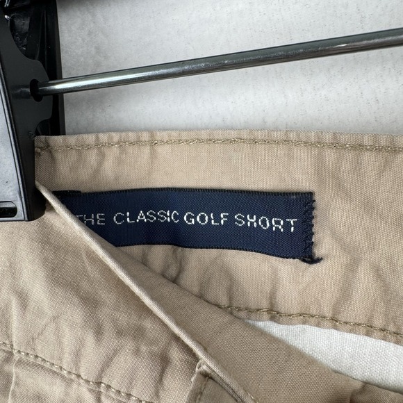 Vintage Polo Ralph Lauren Golf Shorts Mens Size 33 Shield Logo 8 Inch Inseam - Picture 2 of 12